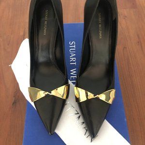 Stuart Weitzman Stanton 90 Black Pumps Sz 8.5